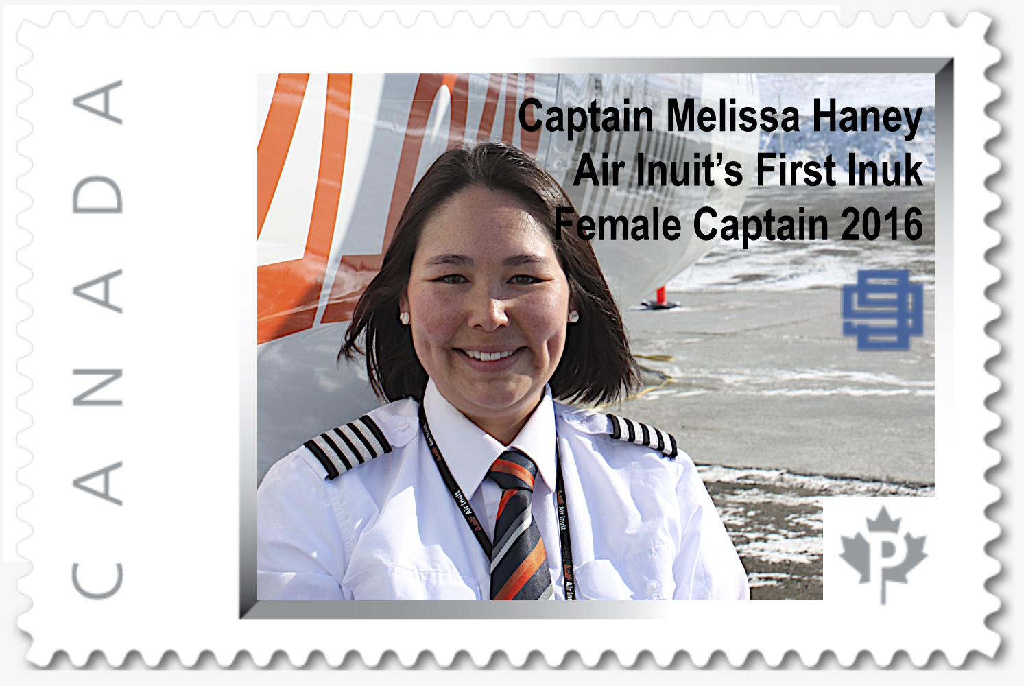 You are currently viewing New Stamp Issued 2017 Honouring Captain Melissa Haney