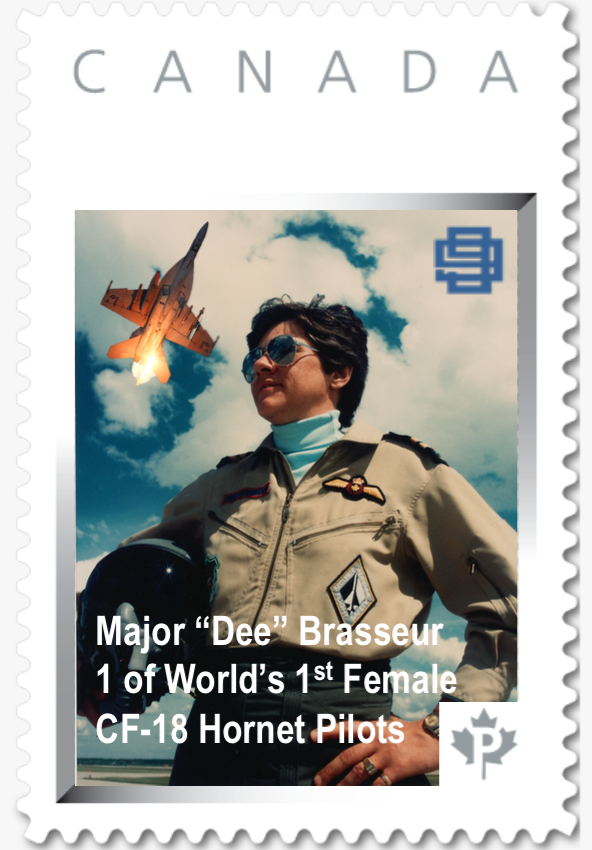 Read more about the article NEW STAMP HONOURING MAJOR ‘DEE’ BRASSEUR AND HER REMARKABLE CAREER